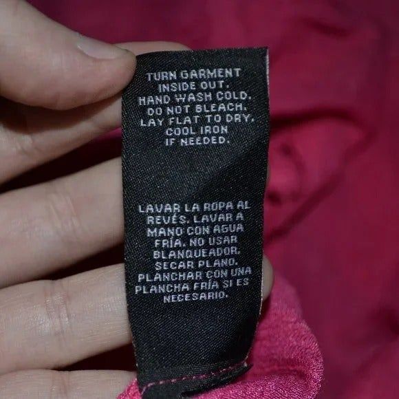 Zac & Rachel Cold Shoulder Fuchsia Boho Vacation Dressy Crochet Detailed Top - Picture 8 of 9